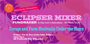 Forage and farm mocktails under the stars.